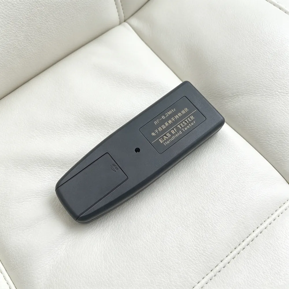 Back view of portable EAS RF tester YG-JC0001 handheld detection tool