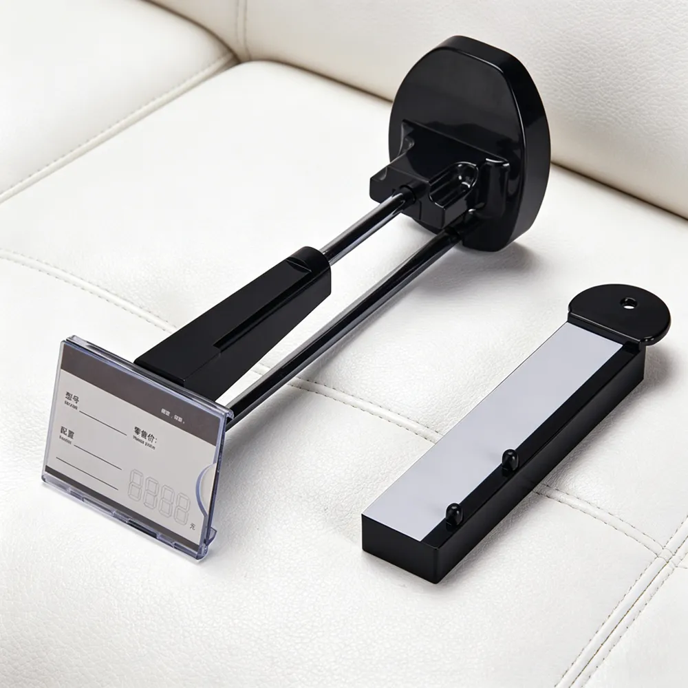 Long strip hook detacher matched with mobile accessory anti-theft hook lock
