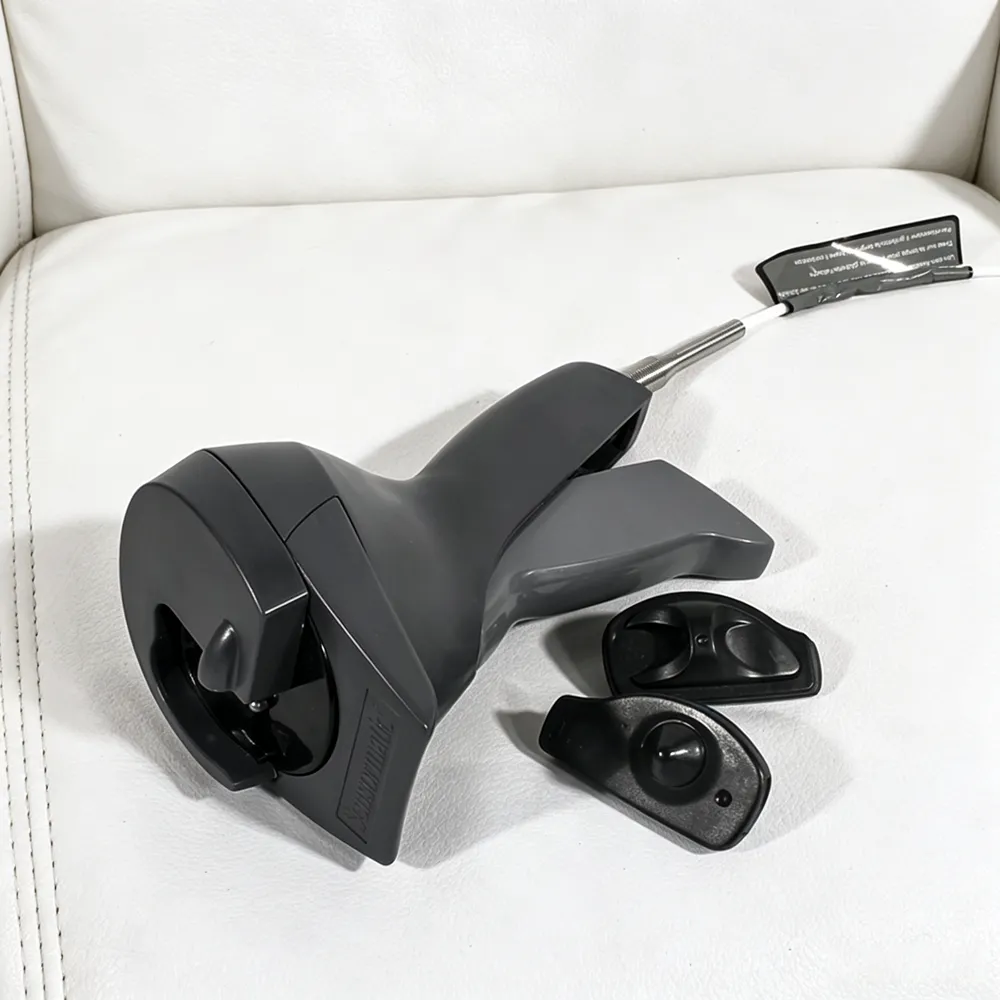Side view of pistol-grip handheld AM shoe security tag unlock gun