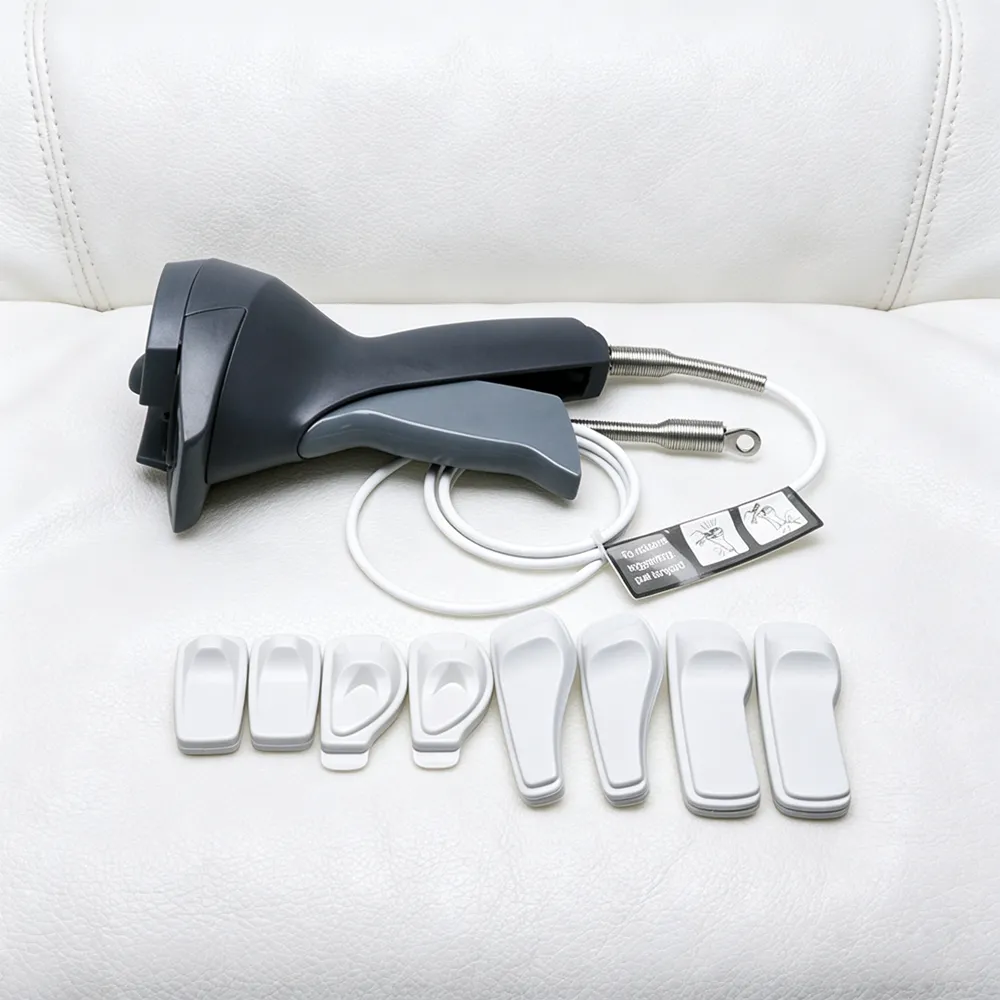 ZARA style shoe tag detacher for footwear shop checkout counter