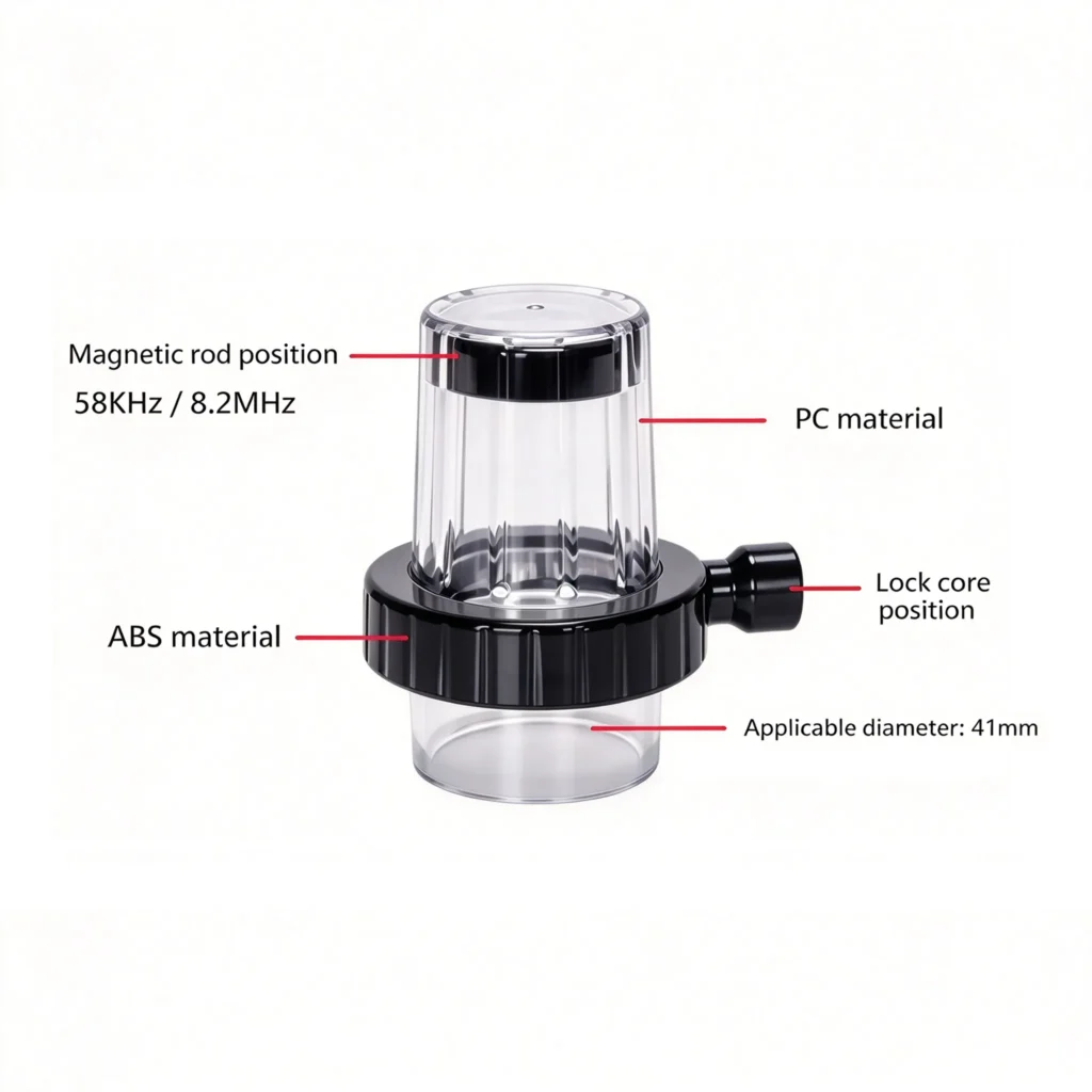 Internal structure display of LY-WS097 wine bottle anti-shoplifting cap