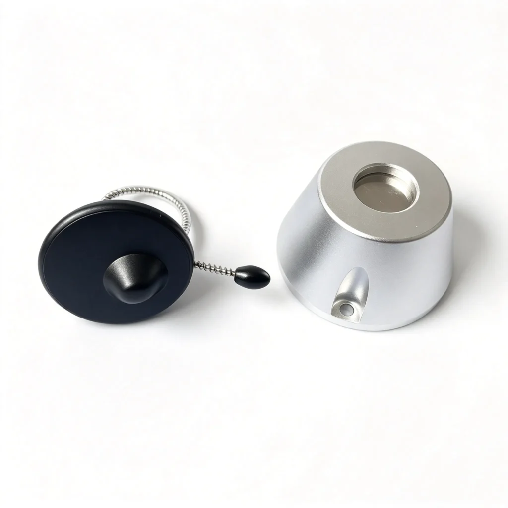 58khz AM wine anti-theft tag matched with aluminum display base