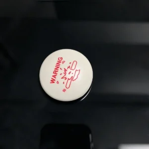 Lionyouge DS-HD059 RF Ink Security Tag, 53mm round 3-tube anti-force removal EAS ink tag for clothing retail anti-theft