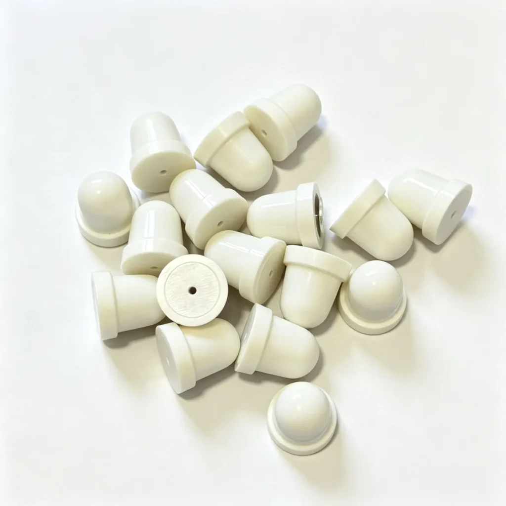 mini white bullet EAS lock head Lionyouge D02, 16mm ABS magnetic fastener used for quilt and clothing retail security tags
