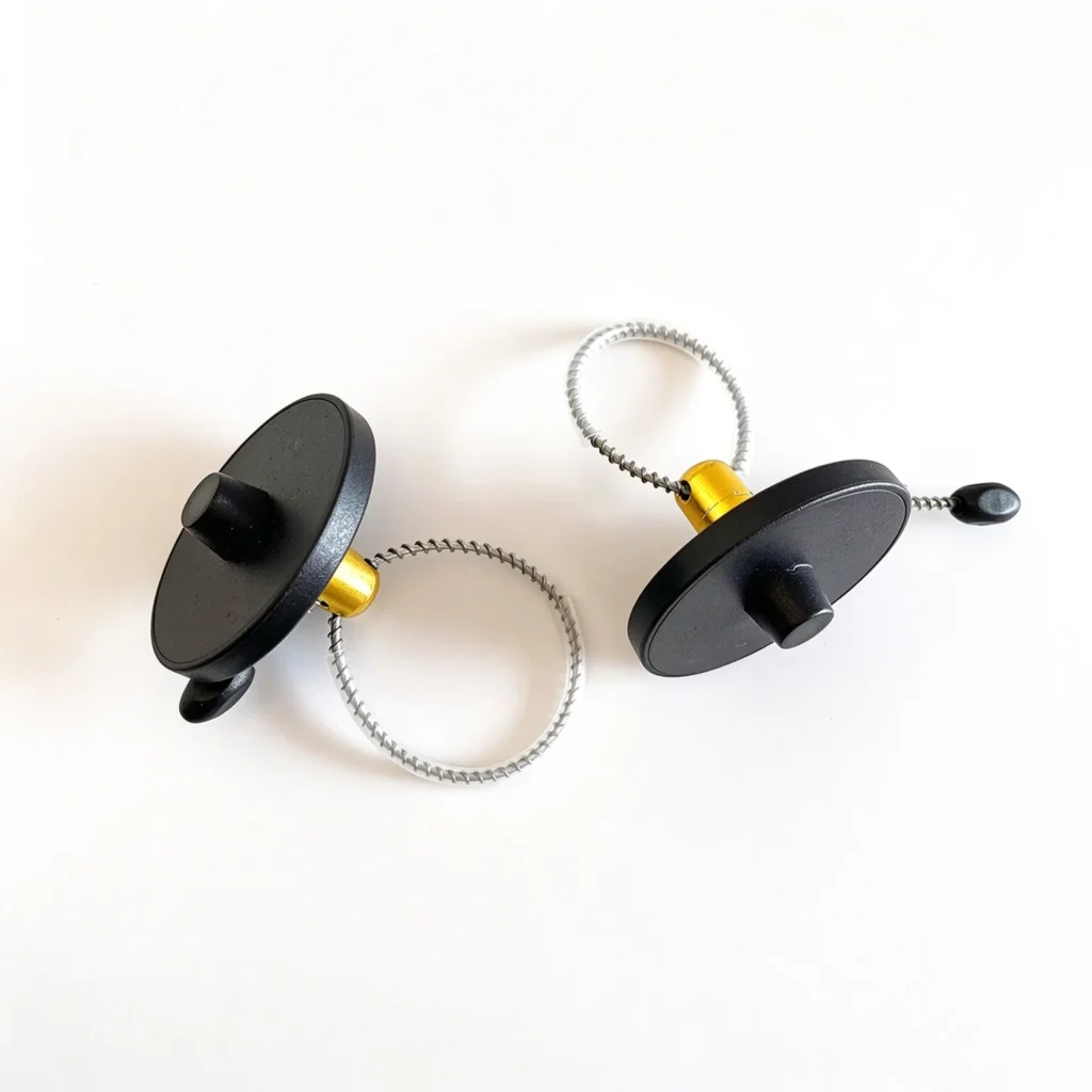 Bulk group display of RF multi-purpose wire rope security tags