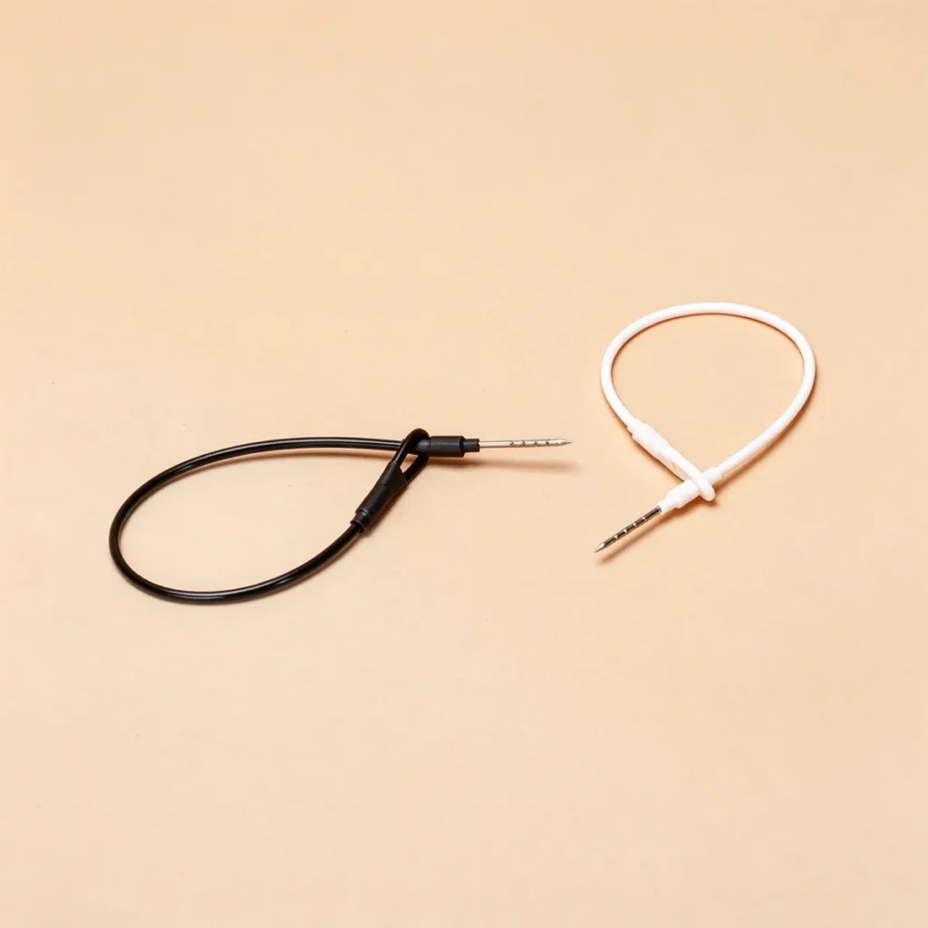 Retail shop application scene of Lionyouge WS-I3002 steel cable lanyard, loss prevention accessory for merchandise